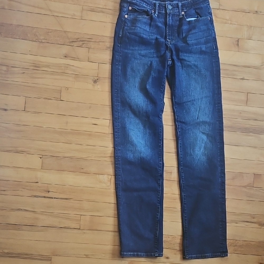 American Eagle Outfitters Men's Dark Blue Straight Jeans